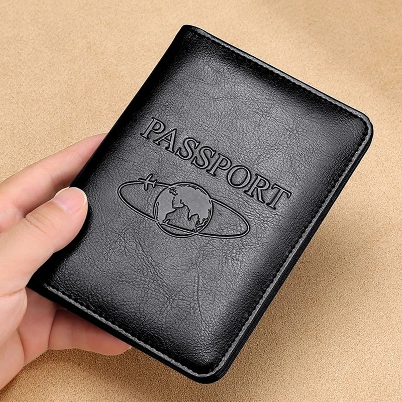 Men'S Accessories Case - Unisex Echtes Leder Passport Abdeckung RFID