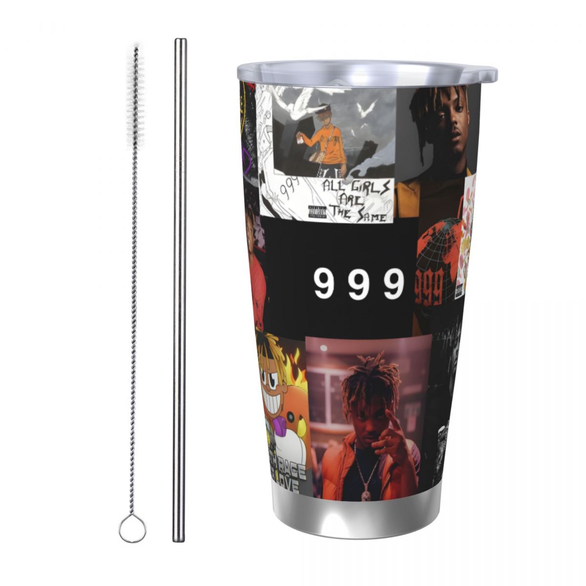 Flask Stainless Steel - J-Juice-Wrld 20oz Edelstahl Isolierter Thermischer Kaffeebecher