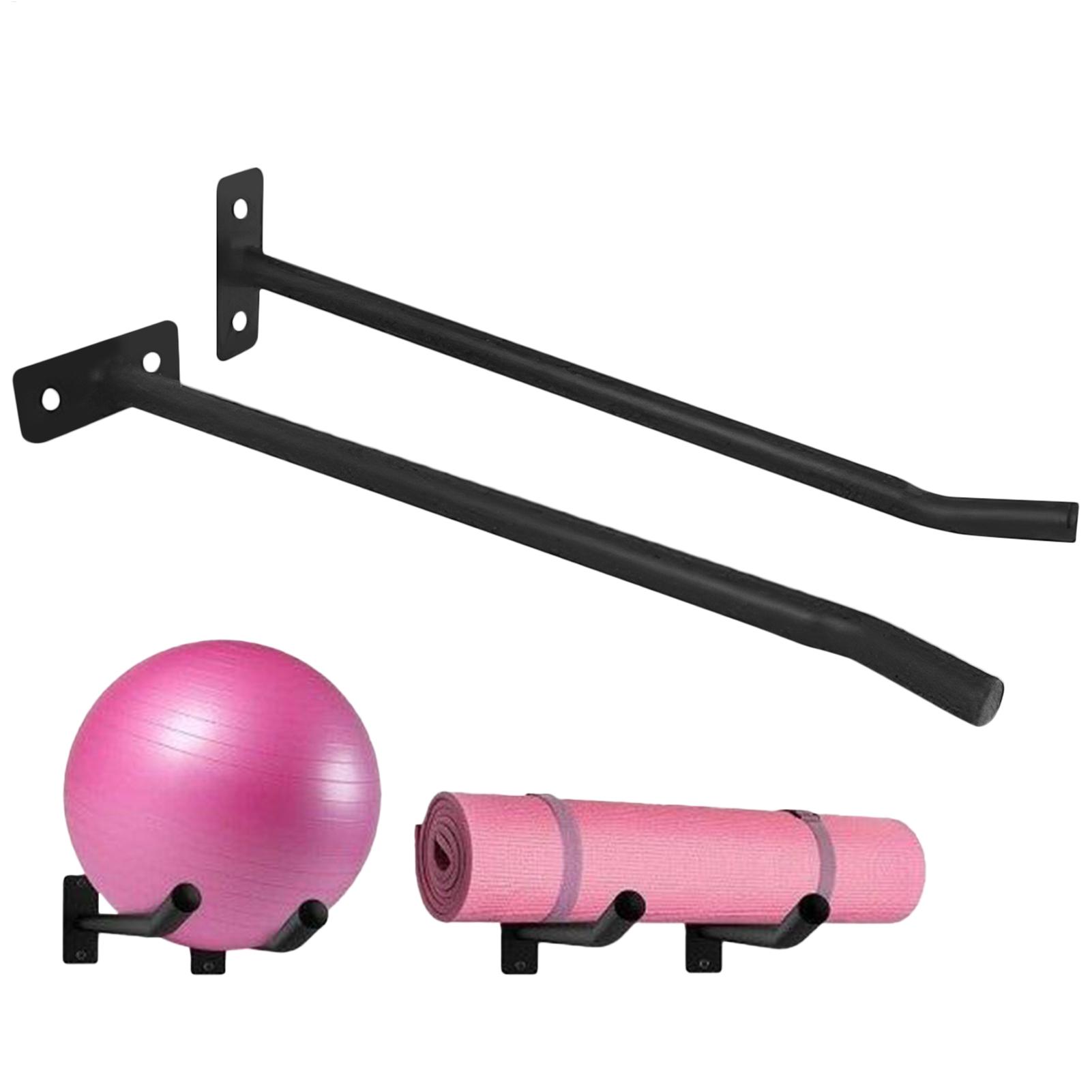 Men'S Yoga Accessories - Übungsball-Halter 2er-Pack Yoga-Raum Wandballhalter Ausrüstungs-Aufbewahrungsorganizer Heimfitness-Zubehör