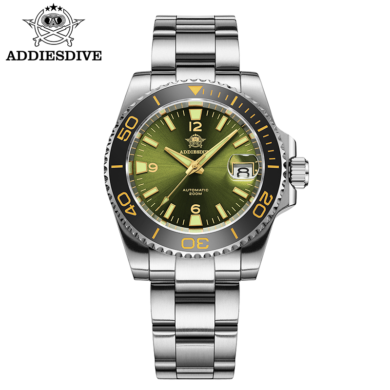 Men'S Accessories And Jewelry - ADDIESDIVE Neue Tauchgeschenkuhr Herren 8215 Automatik