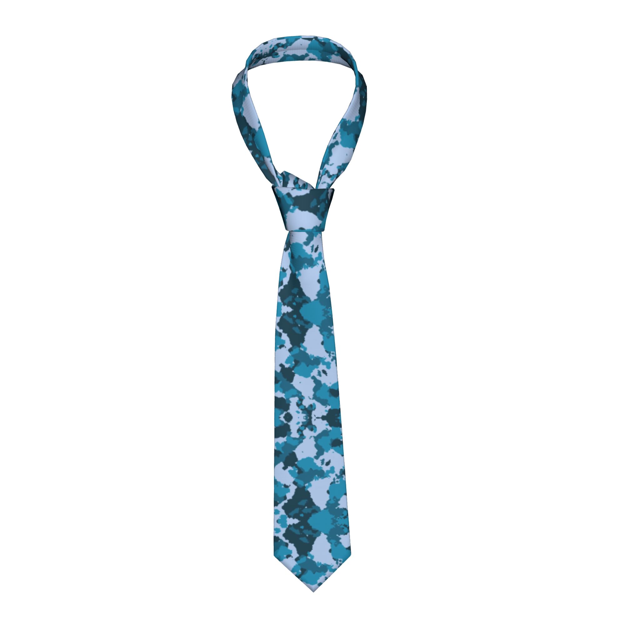 Men Accessories For Wedding - Camouflage Herrenkrawatten, schmal, aus Polyester, 8