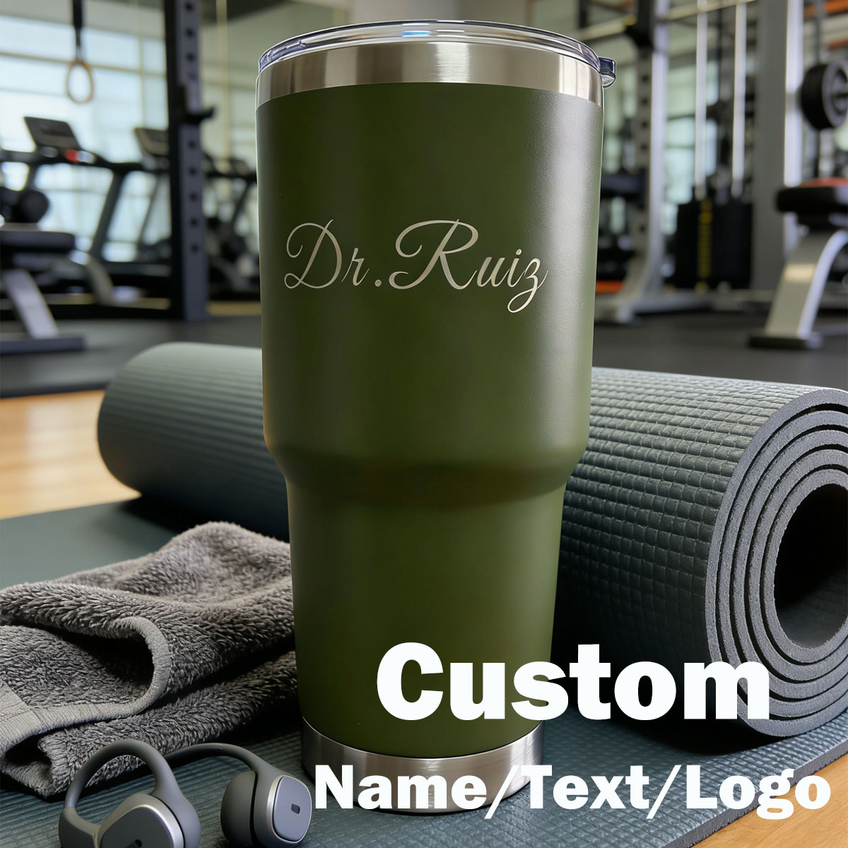 Flask Stainless Steel - Personalisierter 30 oz Vakuumisolierter Edelstahl-Becher mit