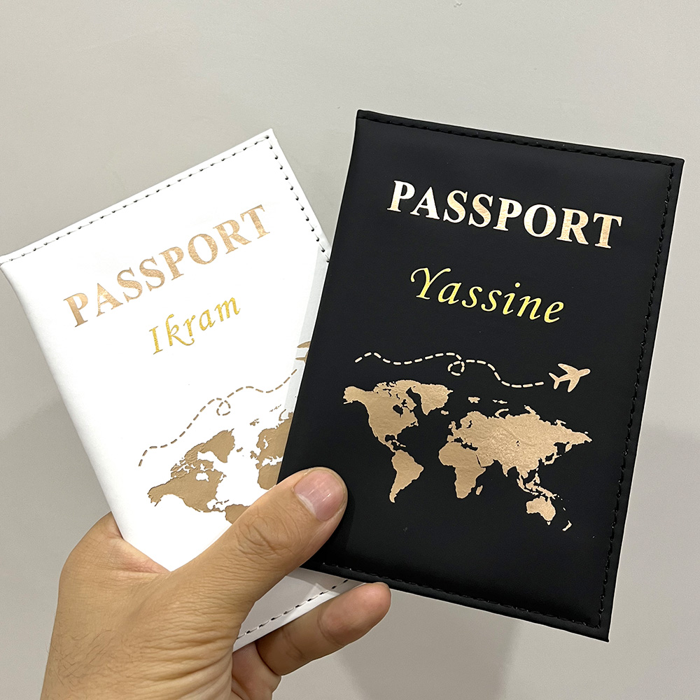 Men Accessories For Wedding - Neue Nette Personalisierte Passport Abdeckung Flugzeug