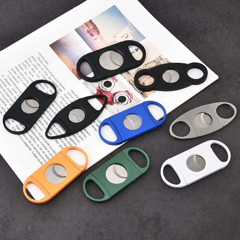Cigar Cutter Set - Edelstahl Zigarren schneider Tasche Zikarren Doppel