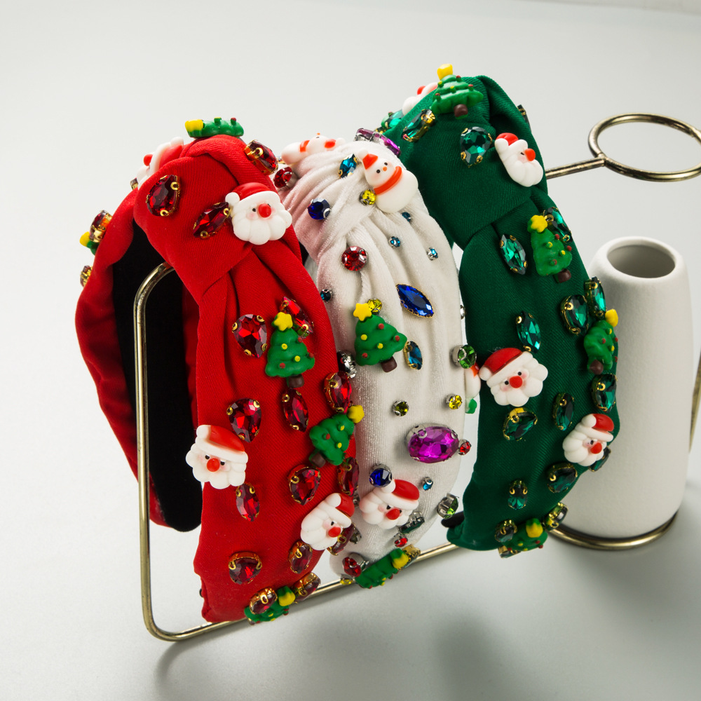 Men Accessories For Wedding - Neues Weihnachts-Stirnband, personalisierte Weihnachtsbaum-Kopfdekoration, Diamant-Stirnband für