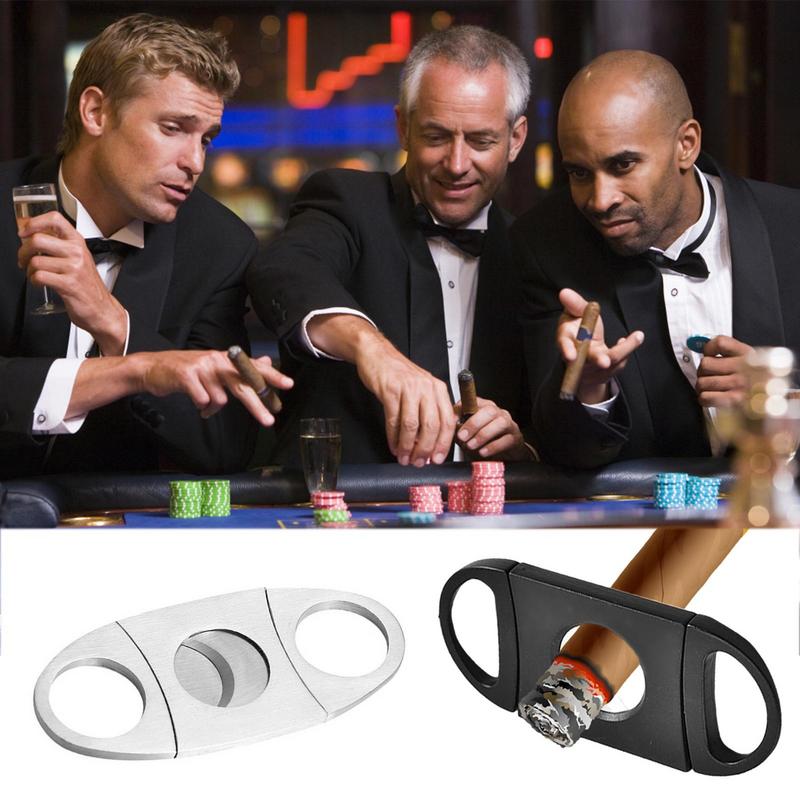 Cigar Cutter Set - Zigarrenhalter, Zigarrenzubehör, Zigarrenaschenbecher, runder Zigarrenschneider, luxuriöses
