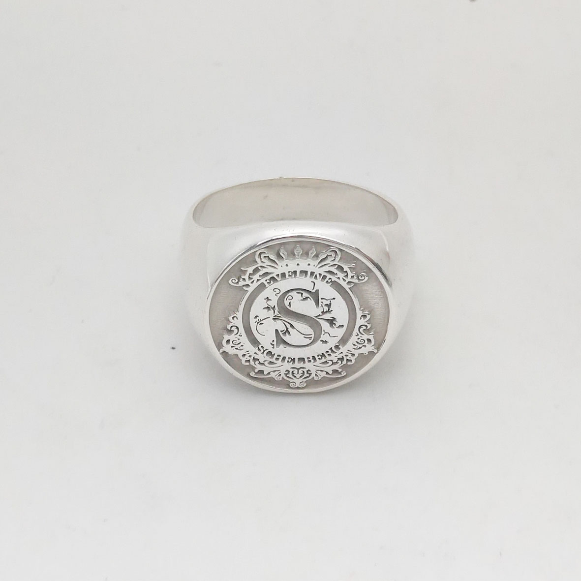 Benutzerdefinierte gravierte 1 – Signet Ring Men Bewertung und Preis
