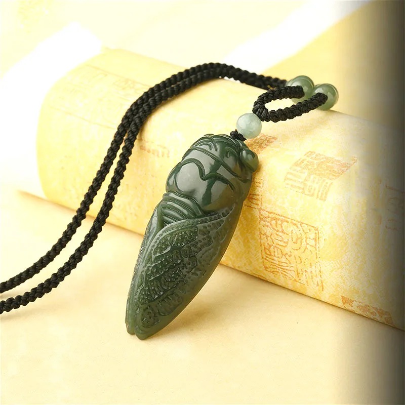 Natürliche Hetian Jade Zikade  – Men Accessories Hand Bewertung und Preis