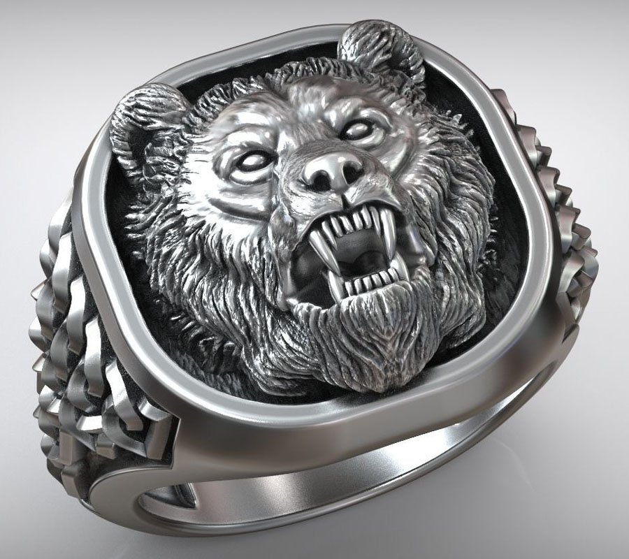 22g Wikinger-Bärenkopf Nordisc – Signet Ring Men Bewertung und Preis