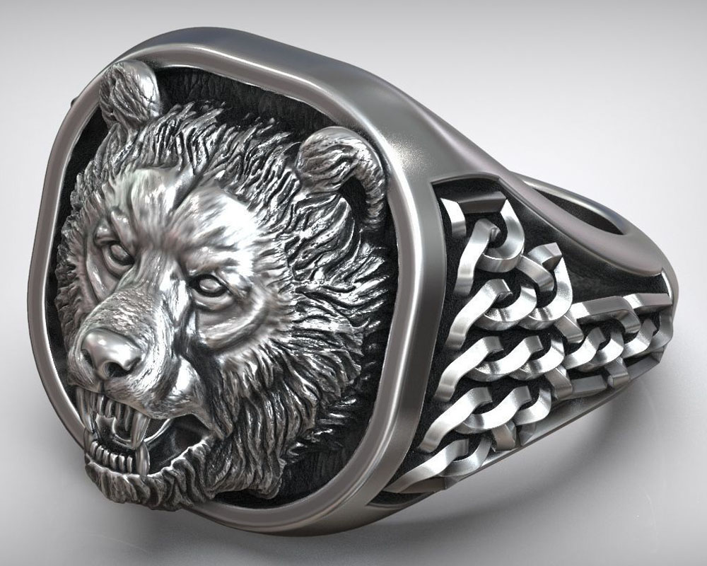 22g Wikinger-Bärenkopf Nordisc – Signet Ring Men Bewertung und Preis