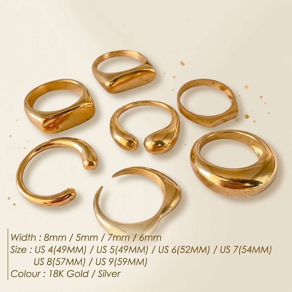St-Delan Edelstahl Chunky Sieg – Signet Ring Men Bewertung und Preis