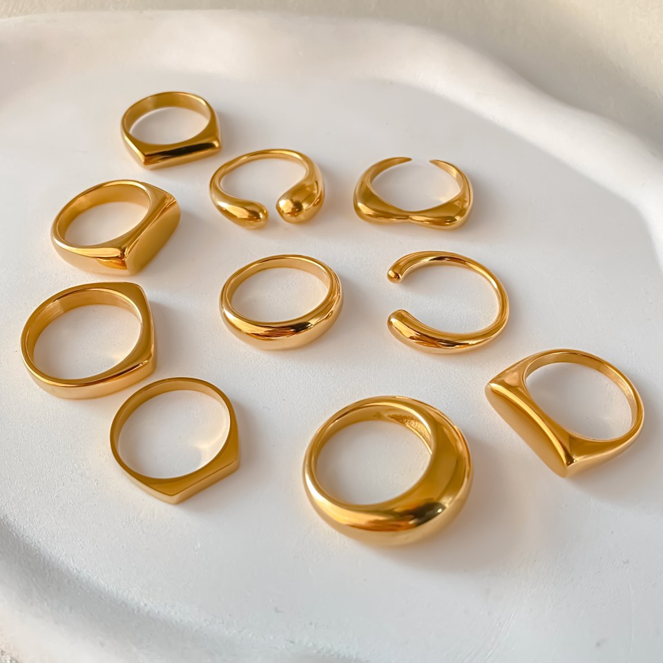 St-Delan Edelstahl Chunky Sieg – Signet Ring Men Bewertung und Preis