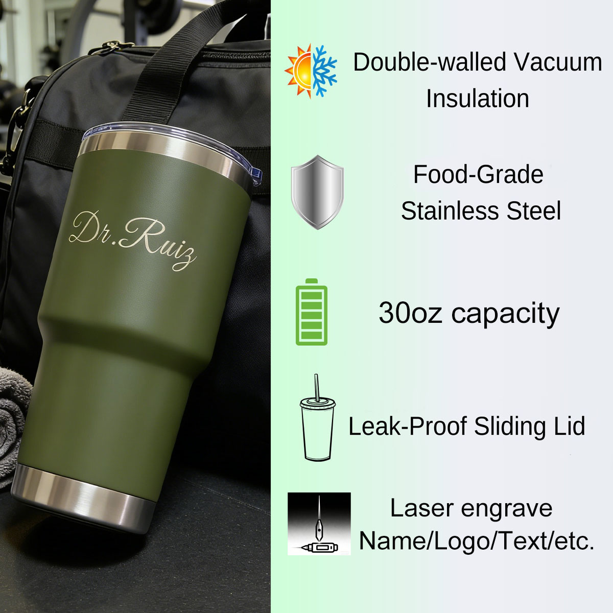 Personalisierter 30 oz Vakuumi – Flask Stainless Steel Bewertung und Preis
