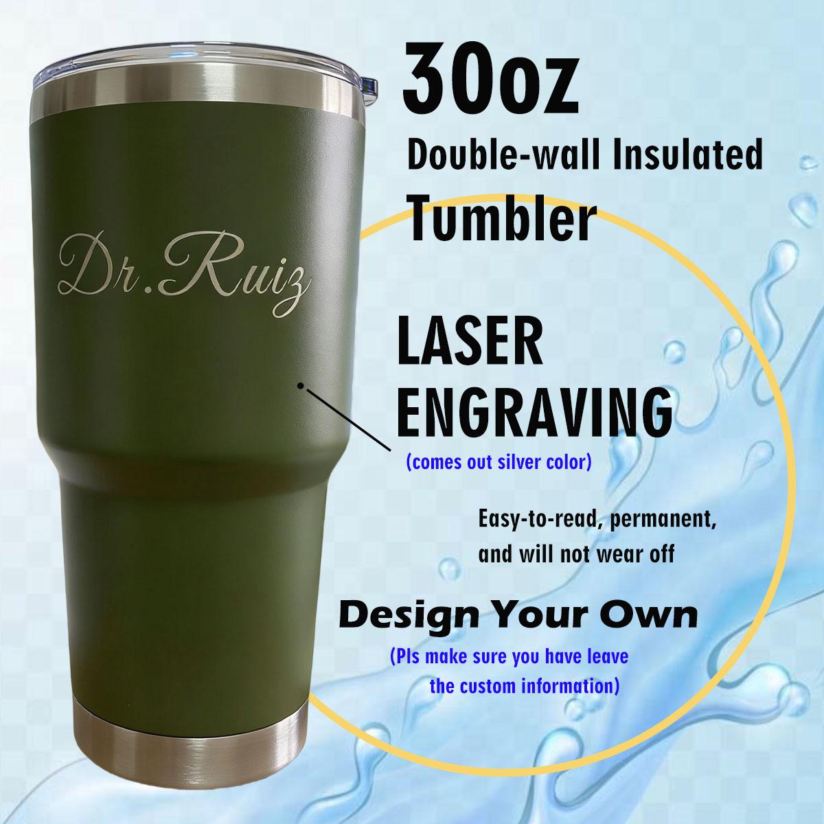 Personalisierter 30 oz Vakuumi – Flask Stainless Steel Bewertung und Preis