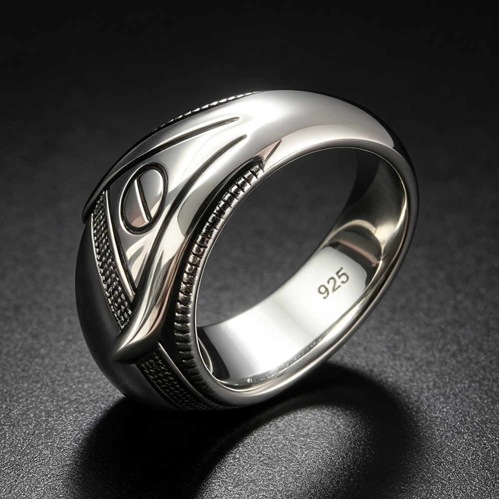S925 Sterling Silber Achat Sie – Signet Ring Men Bewertung und Preis