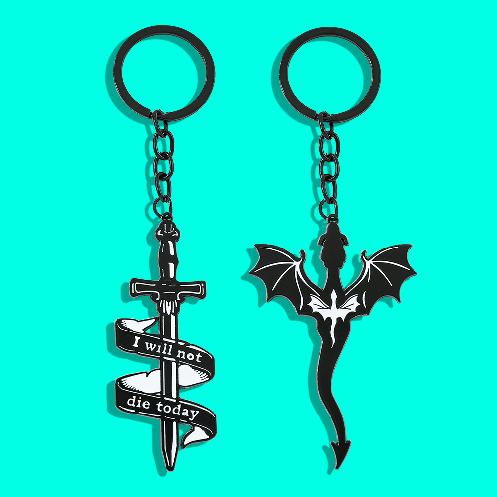Fourth Wing Black Dragon Schlü – Men'S Accessories And Jewelry Bewertung und Preis