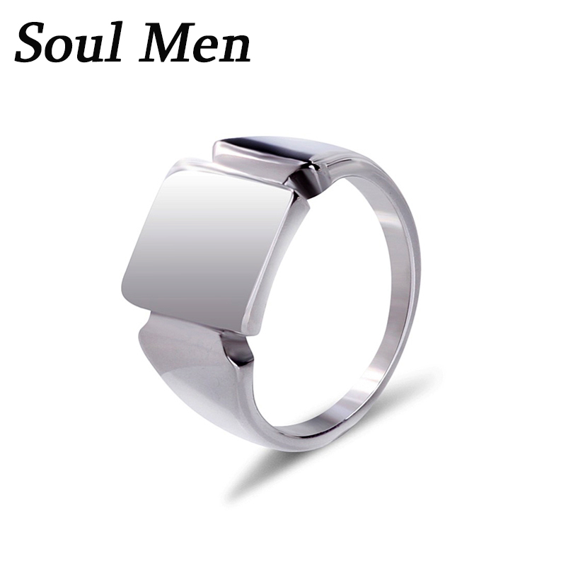 Soul Männer Titan Stahl Ringe  – Signet Ring Men Bewertung und Preis