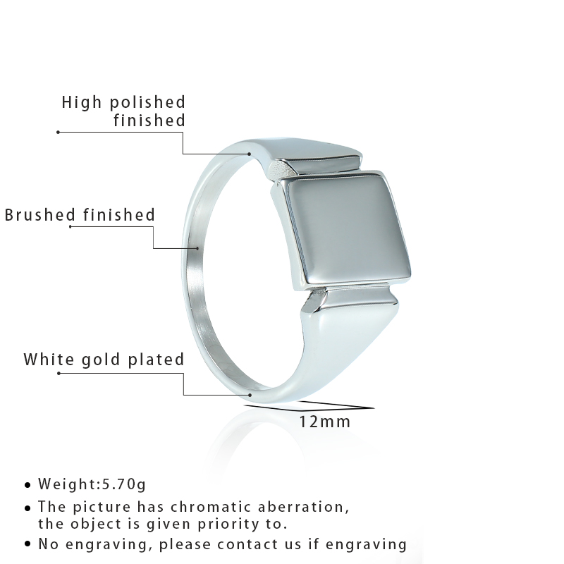 Soul Männer Titan Stahl Ringe  – Signet Ring Men Bewertung und Preis