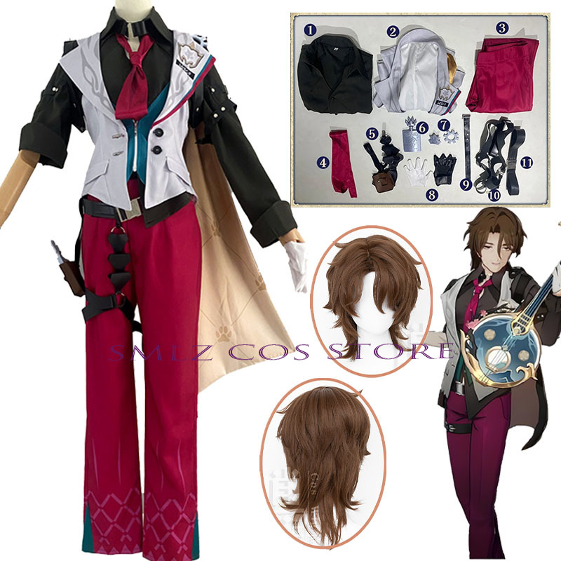 Gallagher Cosplay Honkai Star  – Men'S Accessories With Suits Bewertung und Preis