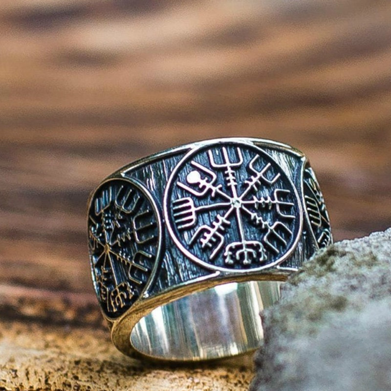 Vintage Wikinger Rune Siegel s – Signet Ring Men Bewertung und Preis