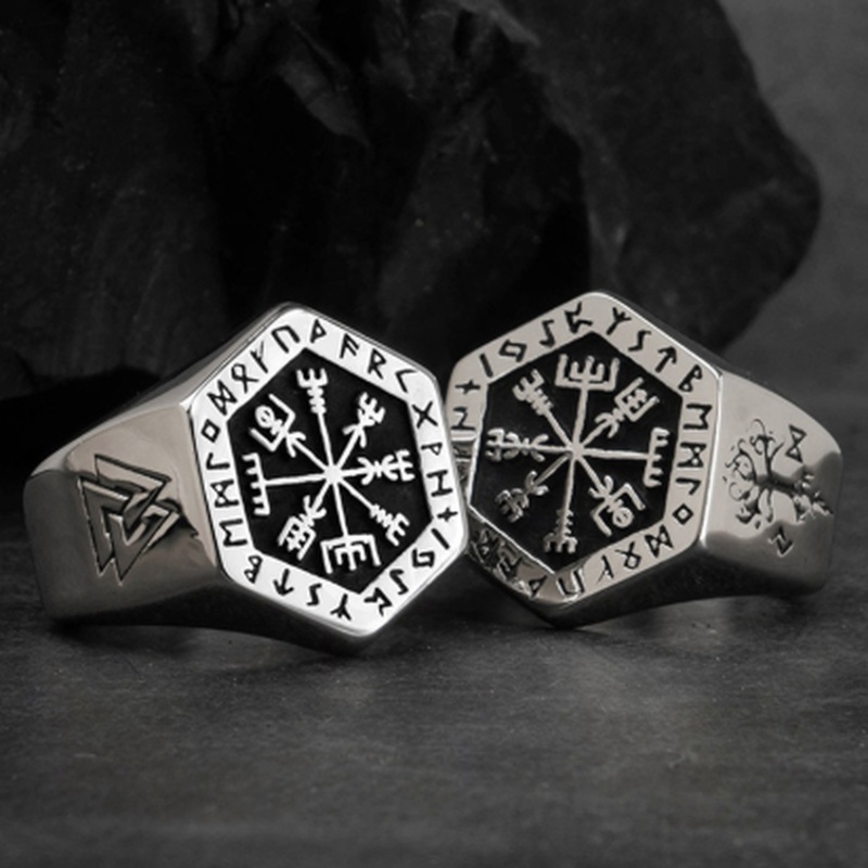 Vintage Wikinger Rune Siegel s – Signet Ring Men Bewertung und Preis
