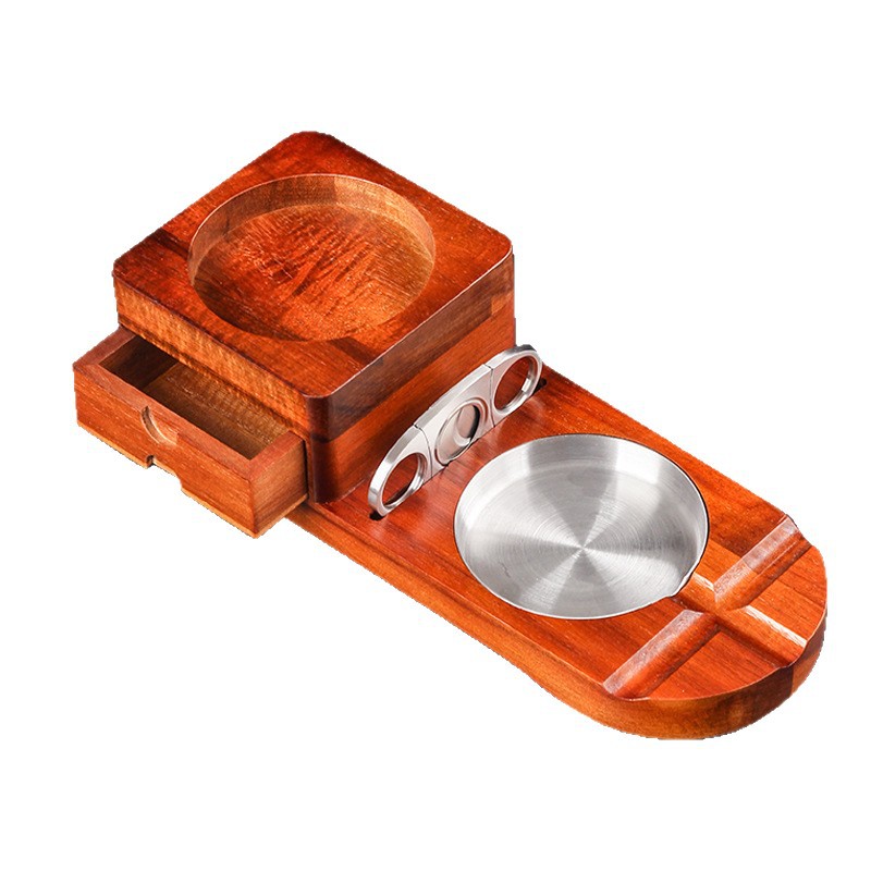 Massivholz-Zigarrenaschenbeche – Cigar Cutter Set Bewertung und Preis