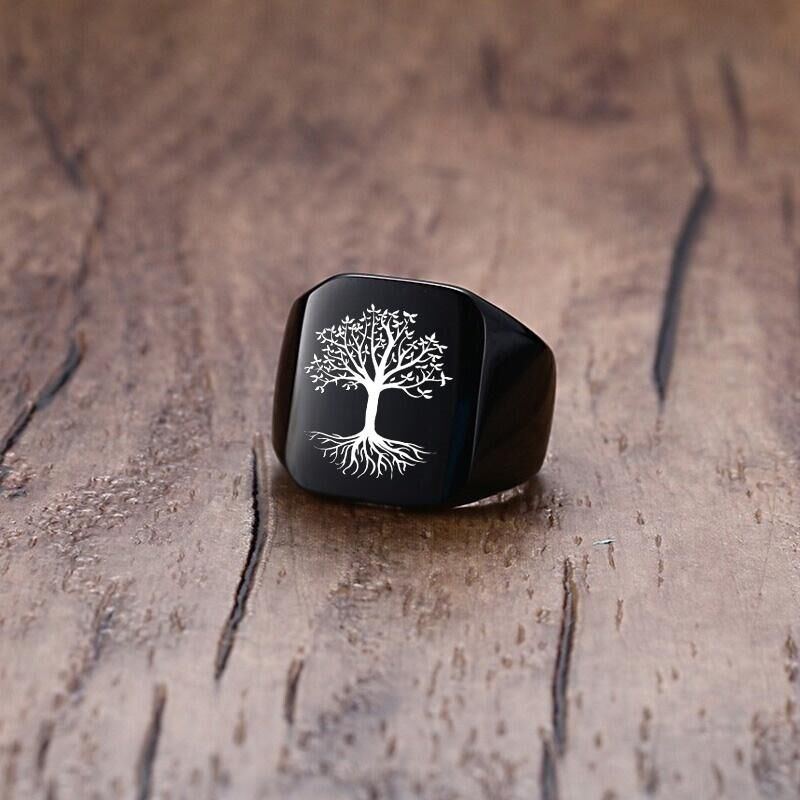 Vnox Rock Punk Baum des Lebens – Signet Ring Men Bewertung und Preis