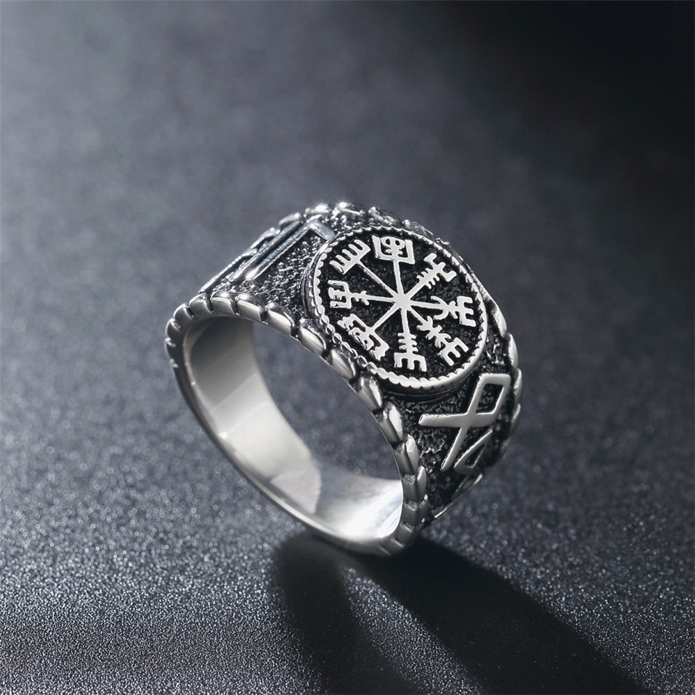 Vintage Viking Rune Signet Sca – Signet Ring Men Bewertung und Preis