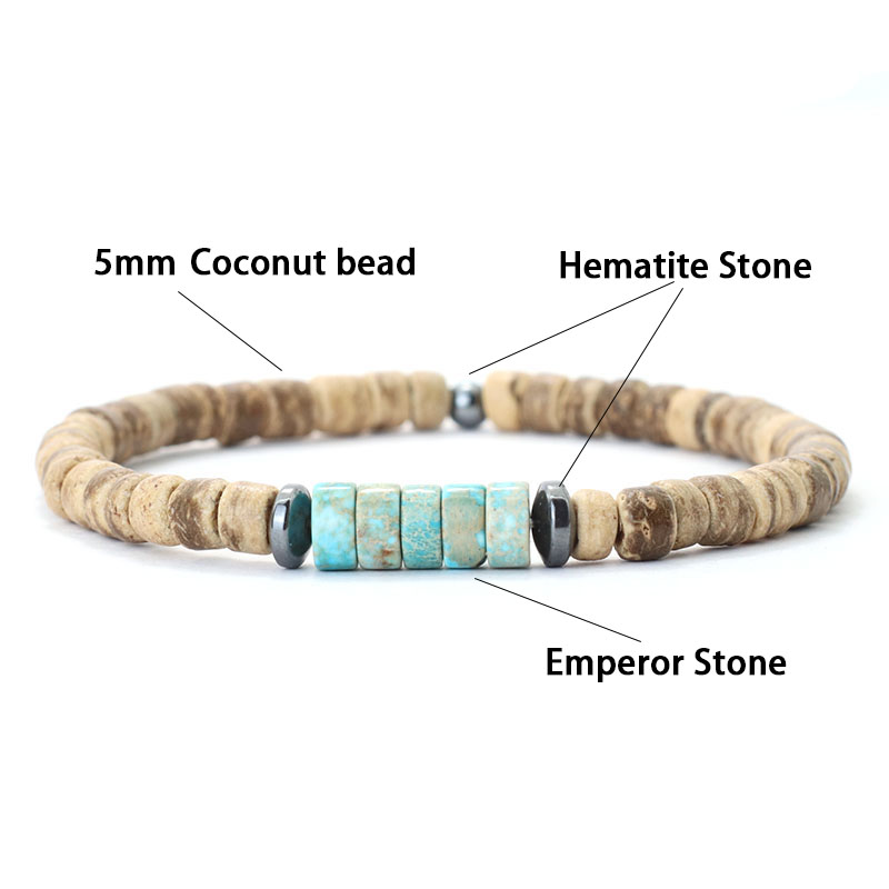 2-teiliges Armband-Set aus nat – Men'S Yoga Accessories Bewertung und Preis
