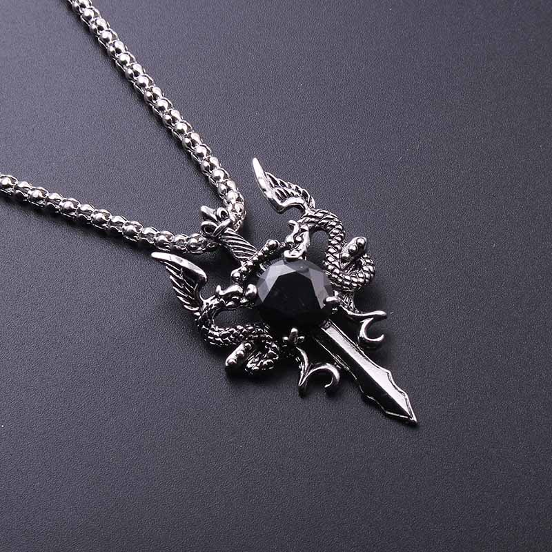 Doppeldrachen-Halskette mit sc – Men'S Accessories And Jewelry Bewertung und Preis