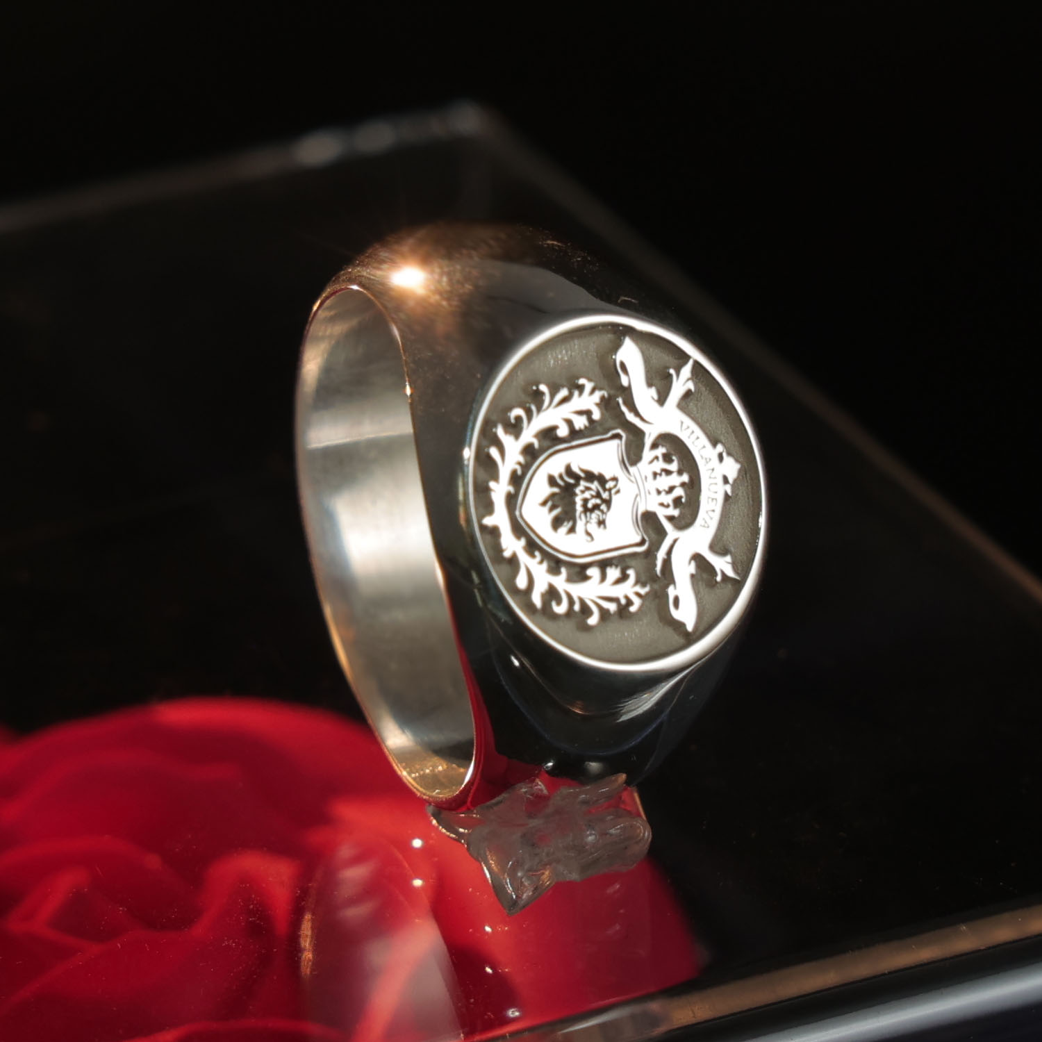17mm runder Herrenring aus mas – Signet Ring Men Bewertung und Preis