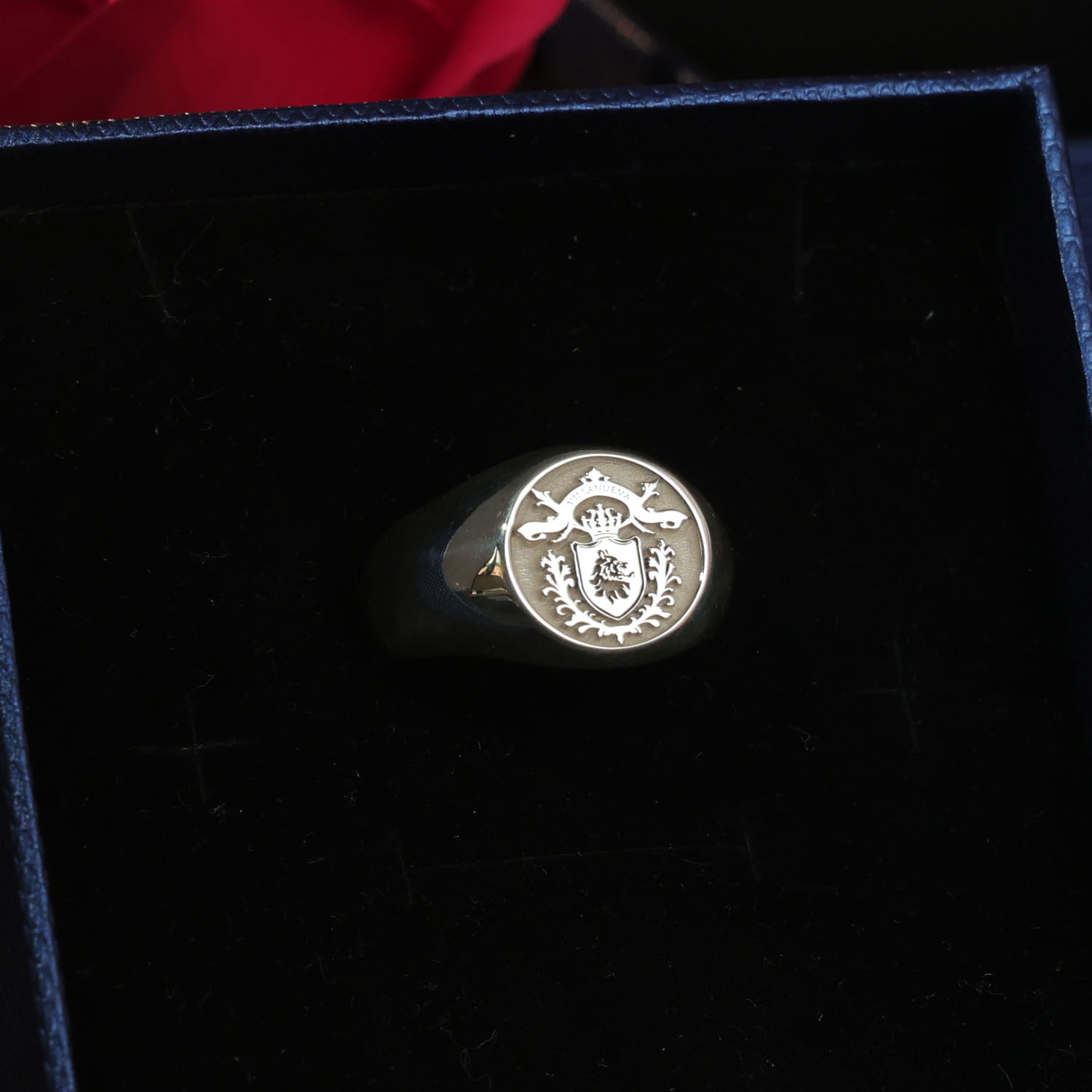 17mm runder Herrenring aus mas – Signet Ring Men Bewertung und Preis