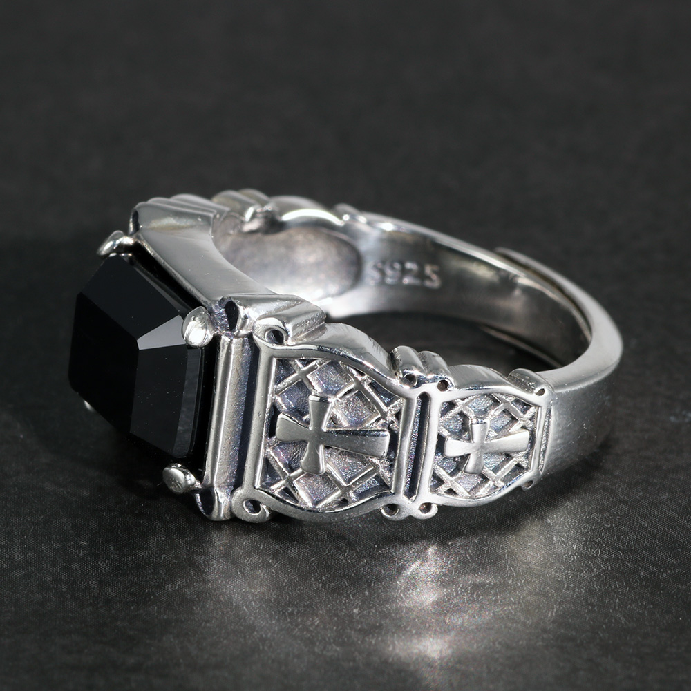 Vintage Punk Silber 925 Schmuc – Signet Ring Men Bewertung und Preis